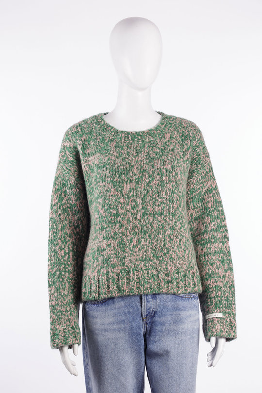 Pullover 16688 84670 green/pink, ODEEH