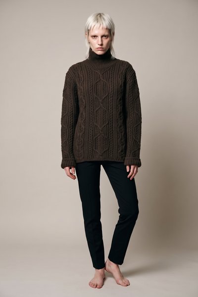 Pullover 226 453 07 02 umbra, RUNDHOLZ