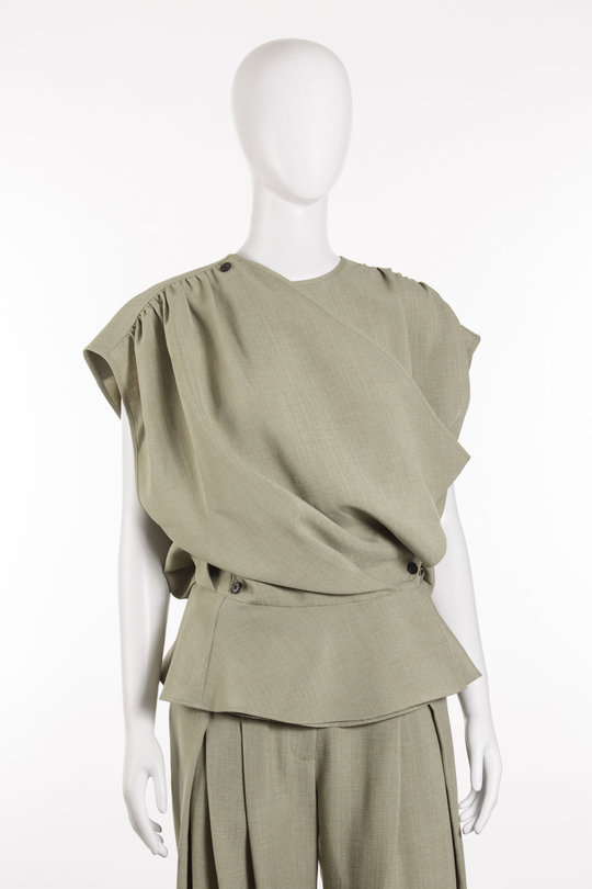 Top AZ019 Scilla olive green, Iro