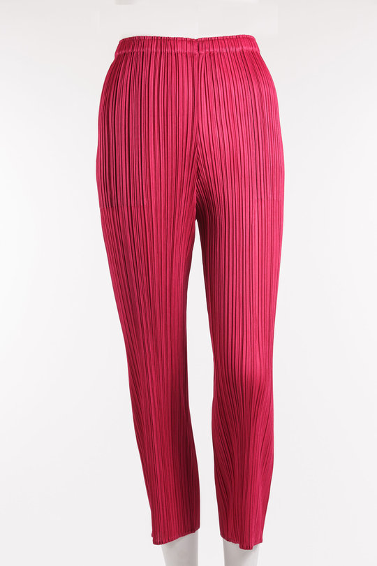 Hose PP57-JF407 raspberry, Pleats Please  Issey Miyake