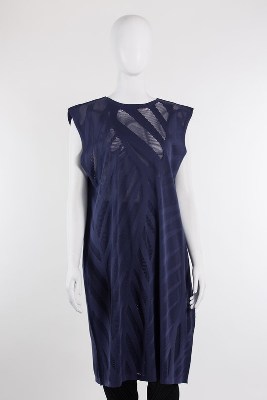 Kleid PP38-KH923 blue, Pleats Please  Issey Miyake