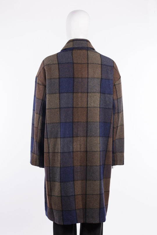 Mantel Coach Coat bear check multi, SONG FOR THE MUTE