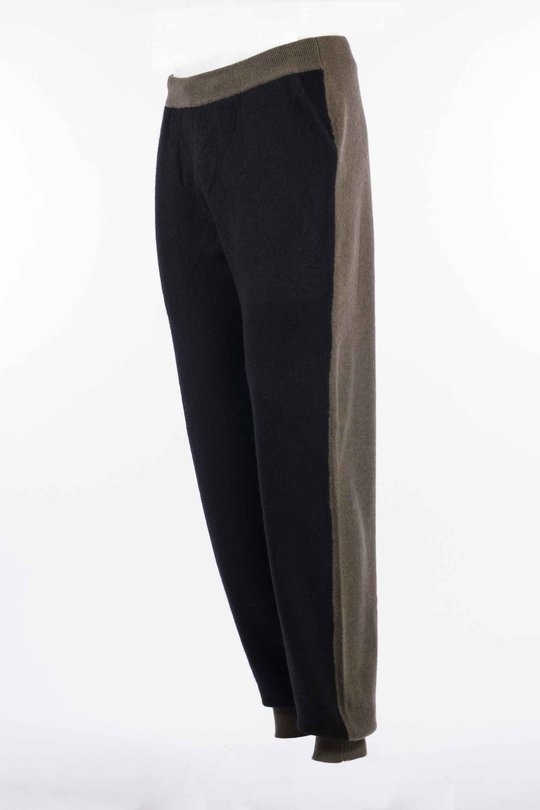 Hose W26422 joggers patch kakao black, Frenckenberger