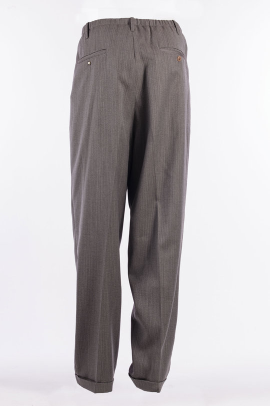 Hose MGFW26PA01721 People's Pants grey/brown, MAGLIANO