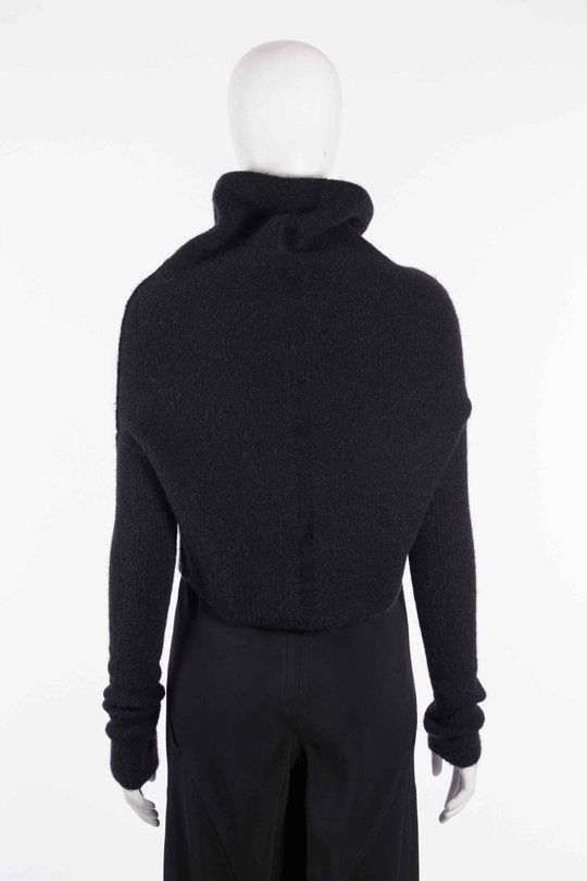 Pullover RP02F5675 KWP LS Cowl black, Rick Owens