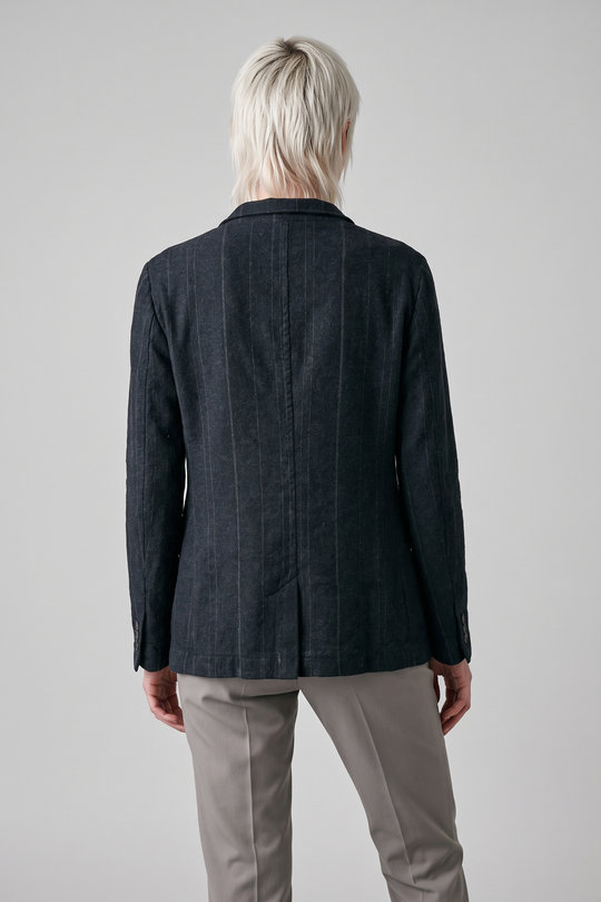 Jacke 226 402 11 02 petrol stripe, RUNDHOLZ