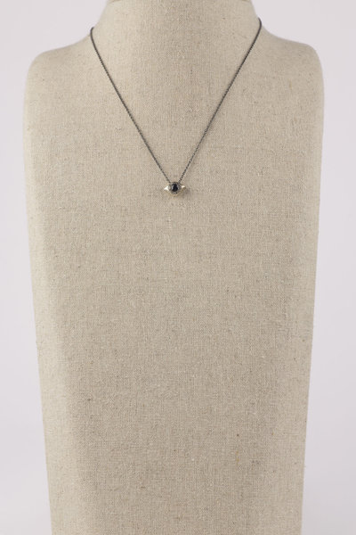 Kette Pe OJO DIA IG BLK SPL silver/black spinal, Rosa Maria Jewellery