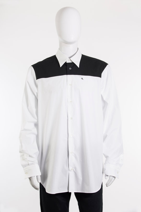 Hemd Bicolor Americano Shirt, RAF SIMONS