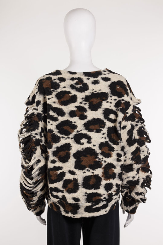 Pullover 19-1031618 Fringed Wool Sweater multi, Uli Schneider