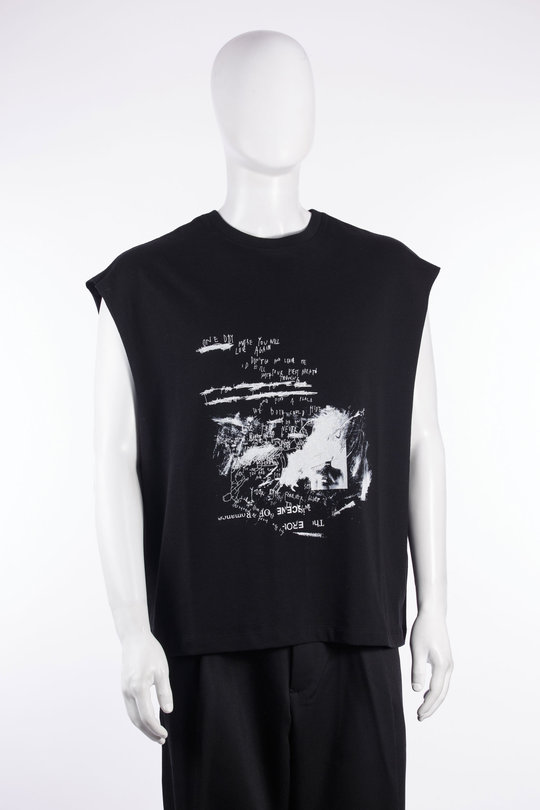 Tanktop UJ25PF26 black, Isabel Benenato