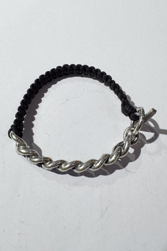 Armband TBR544 Rotten chain stone bracelet black/silber, Tobias Wistisen