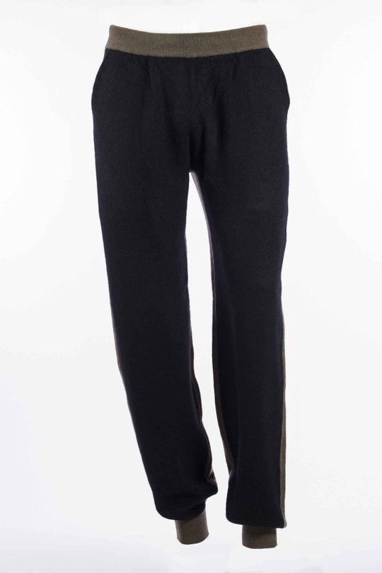 Hose W26422 joggers patch kakao black, Frenckenberger