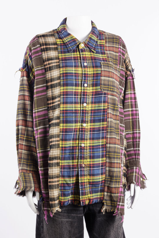 Hemd R13WR733 Spliced Drop Neck Shirt multi, R 13