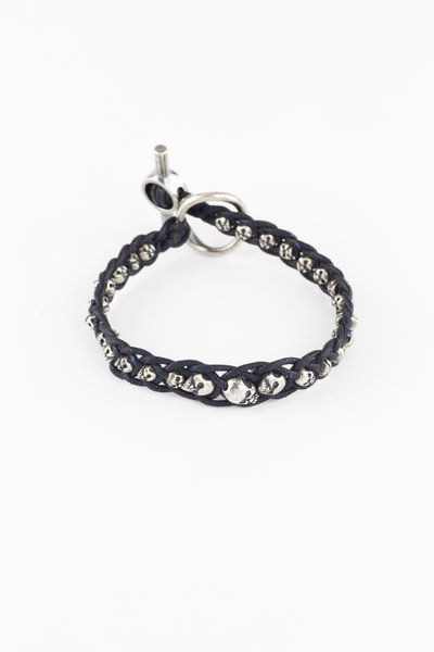 Armand SINGLE SKULL BRAID BRACELET TBR319, Tobias Wistisen
