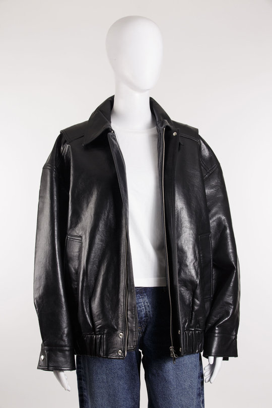 Lederjacke Aston Bomber A5626-1285 black, Agolde