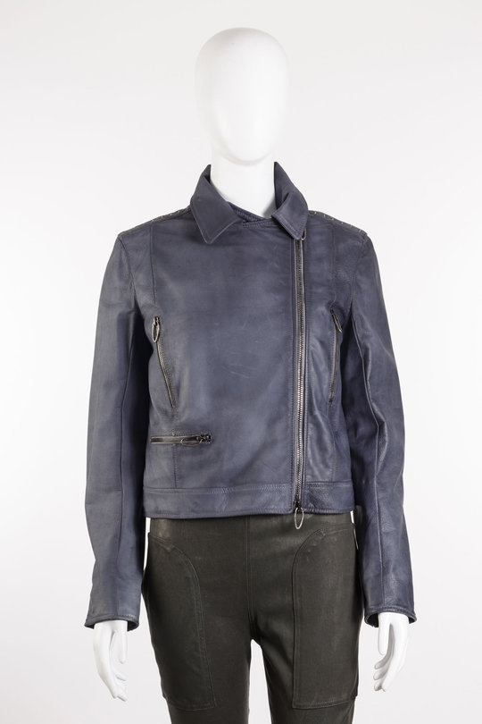 Lederjacke DB08949X59GR Kiss GR blue, Daniele Basta