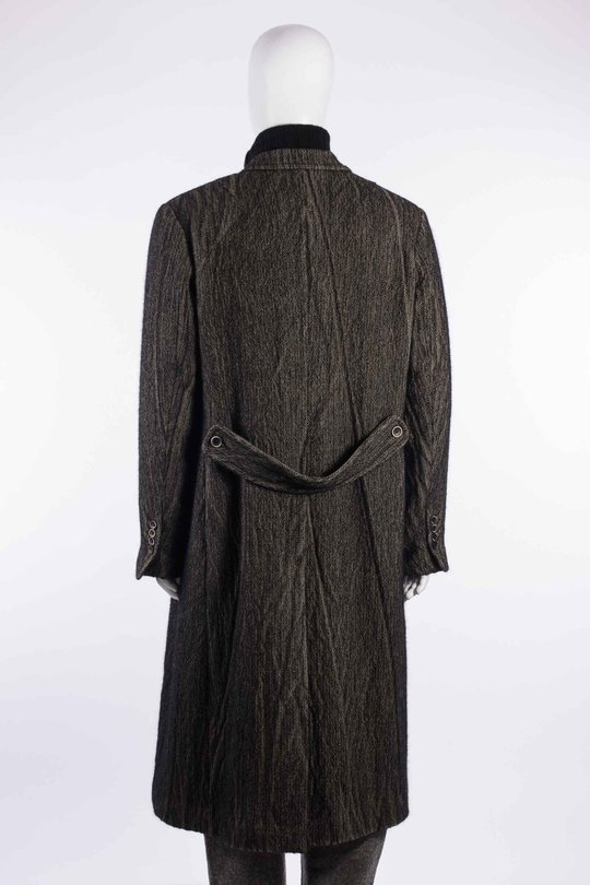 Mantel W6 M UM8501 Riccardo Coat Yucca D1 black/tan, Uma Wang