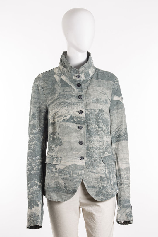 Blazer 126 278 11 02 seaweed print, RUNDHOLZ