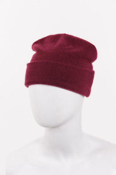 Mütze W25804-X Croped Beanie burgundy, Frenckenberger