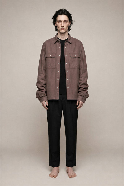 Jacke RU02F4729 LBS Outershirt grape, Rick Owens
