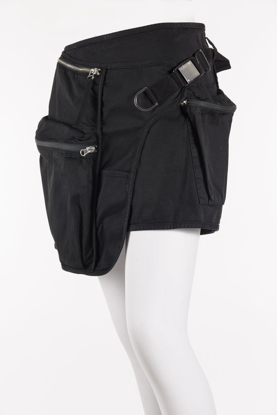 Rock P03HW301 Field Mini Skirt black, Helmut Lang
