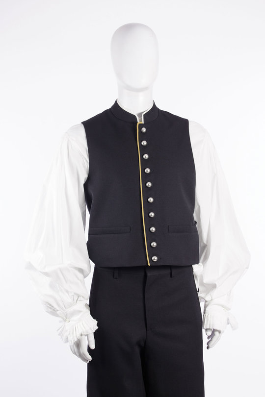 Weste Kyle Straight Diplomatic Waistcoat black, Ann Demeulemeester