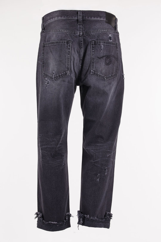 Jeans Boyfriend Jean R13M5083 jake black, R 13